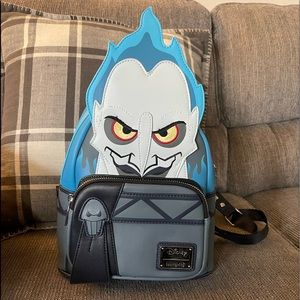 Loungefly Hades Villain Blue Mini Backpack